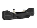PVS front speaker door pods, Black with black front face, 70 Series LandCruiser
