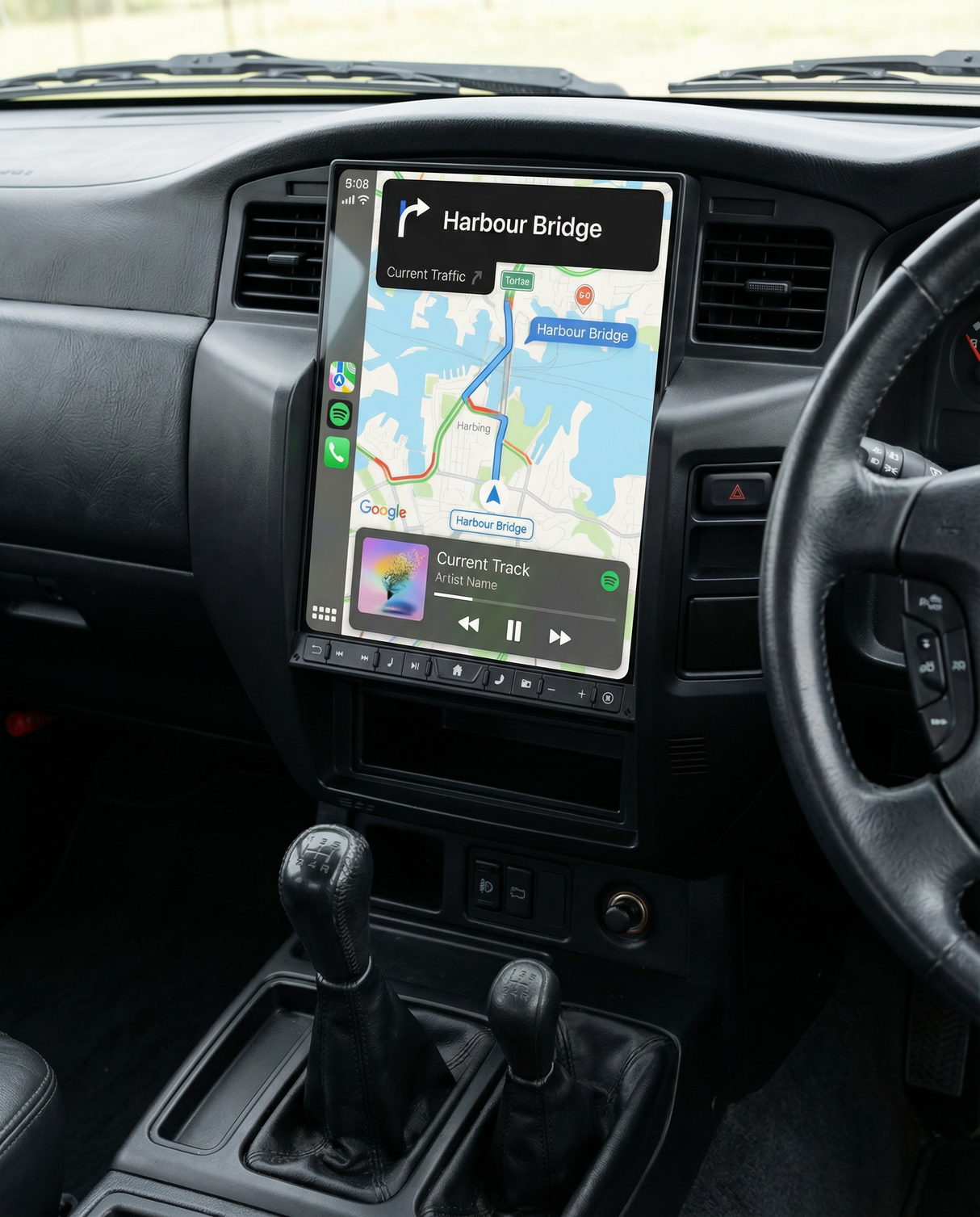 12.1" Pro Snapdragon Multimedia Headunit to suit Nissan Y61 GU Patrol 2004 - 2016