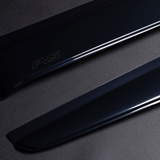 PVS Slim Line weather shield detail, UV resistant acrylic 2.3mm profile
