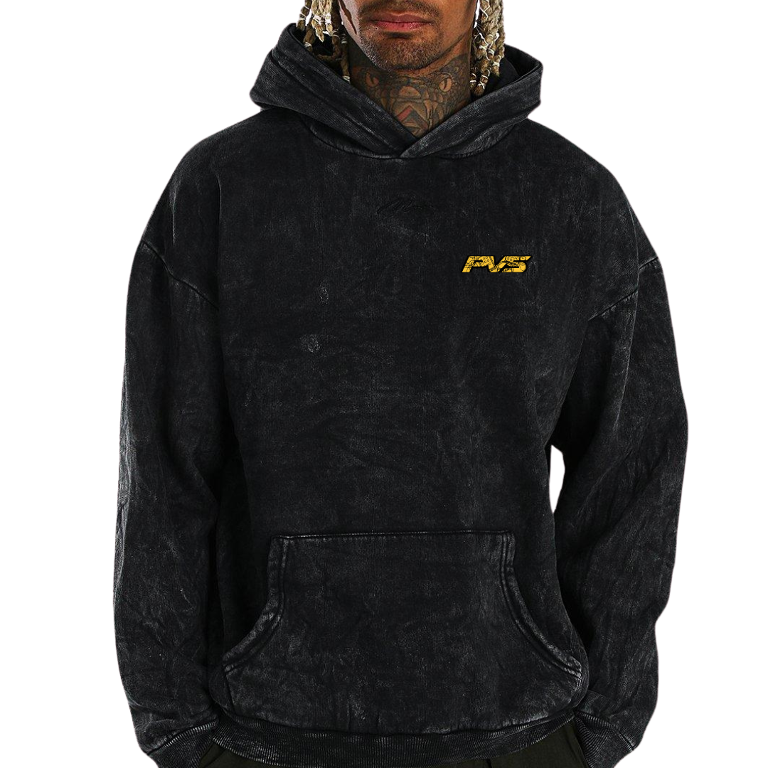 PVS Carve Your Own Path Black Hoodie detail view | PVS Automotive