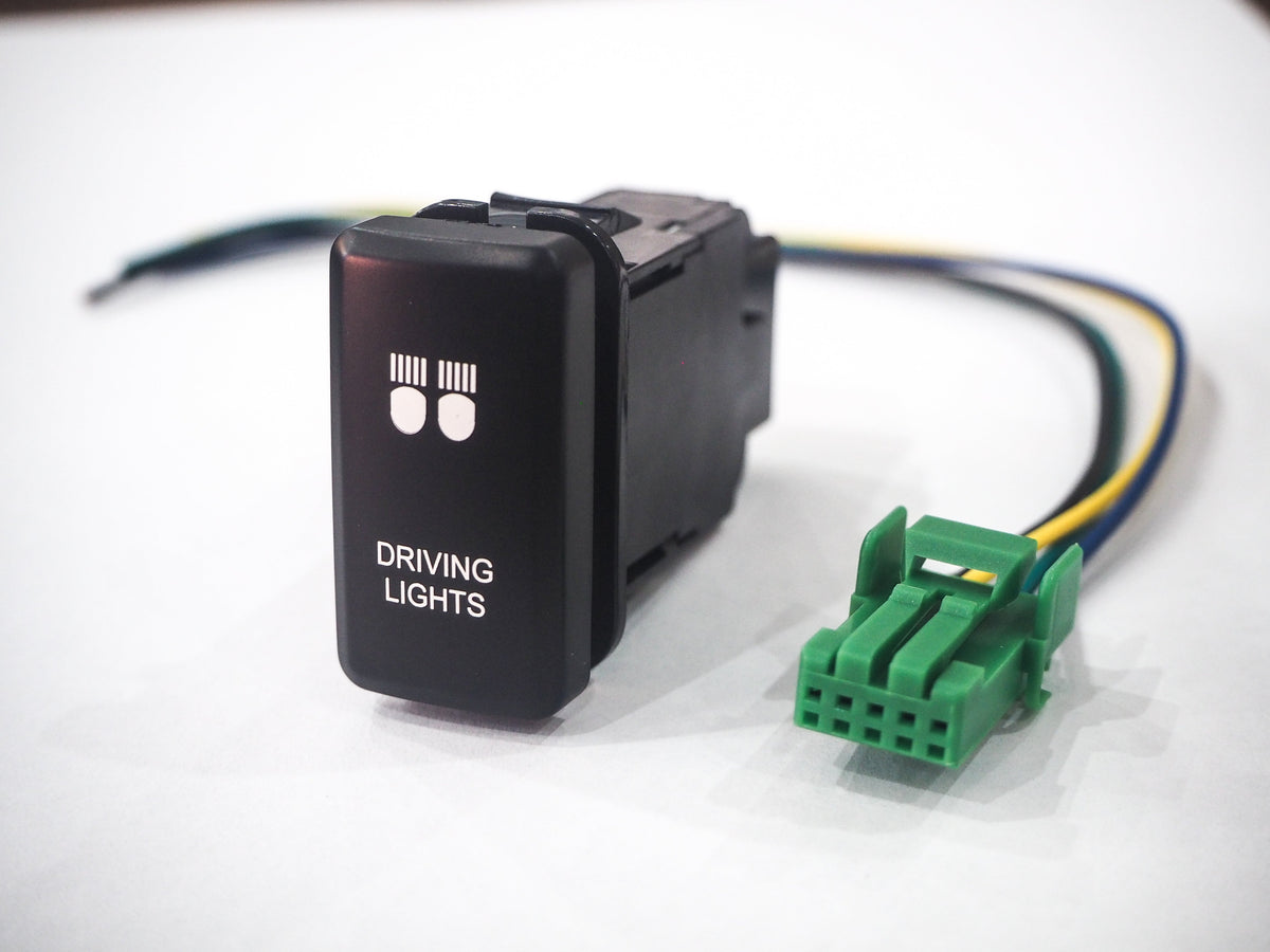 Driving Lights LED Push Switch to suit Toyota LandCruiser & Hilux