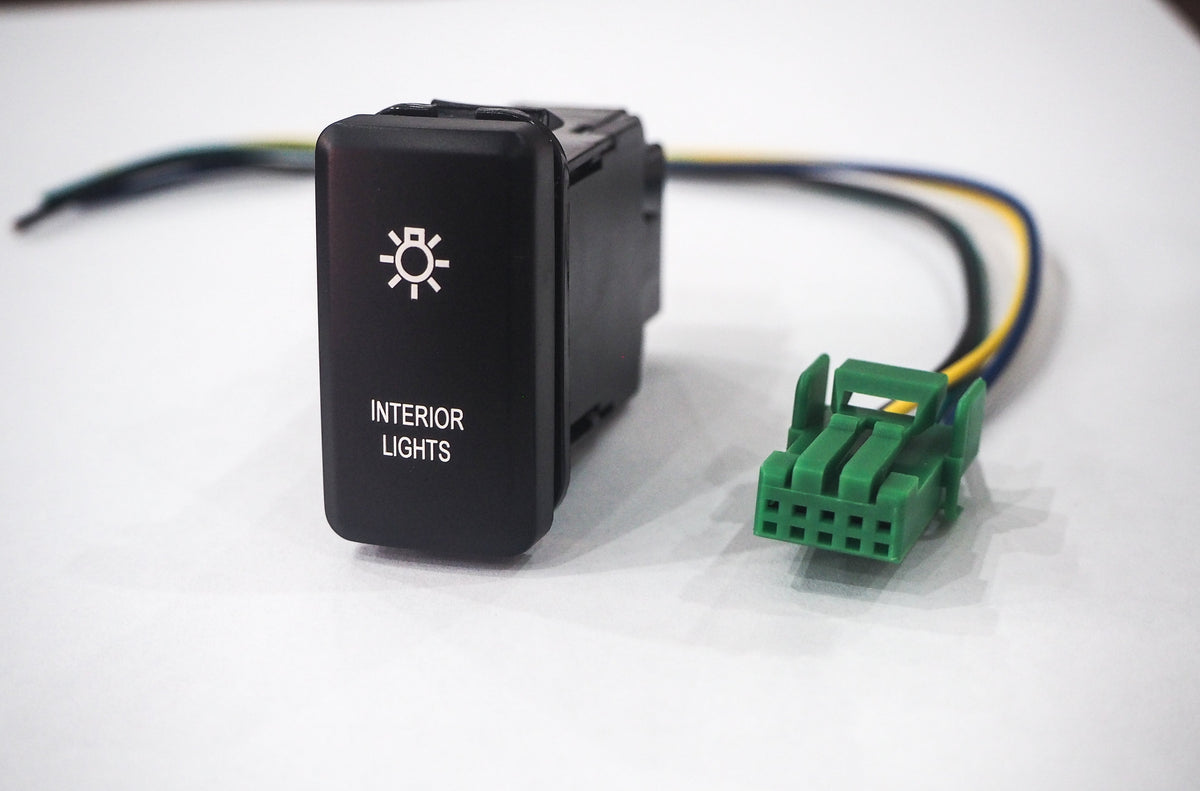 Interior Lights LED Push Switch to suit Toyota LandCruiser & Hilux