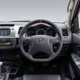 Red Limited Edition Leather with Perforated Sides Steering Wheel for Hilux N70 | PVS Automotive