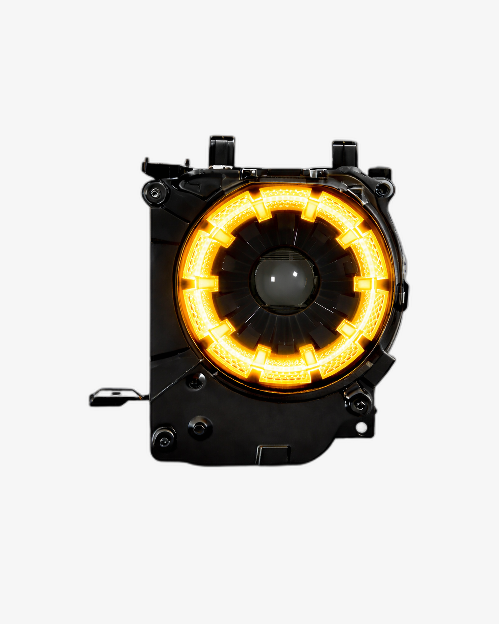 RGB Bi-LED headlight for Toyota LandCruiser 70 Series 2024+ - amber accent