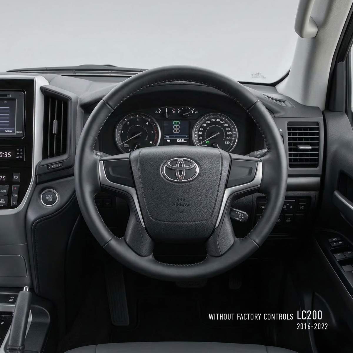 200 Series Steering Wheel Upgrade Kit (2016–2022) Facelift Without Factory Steering Wheel Controls
