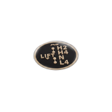 4WD Transfer Selector Sticker