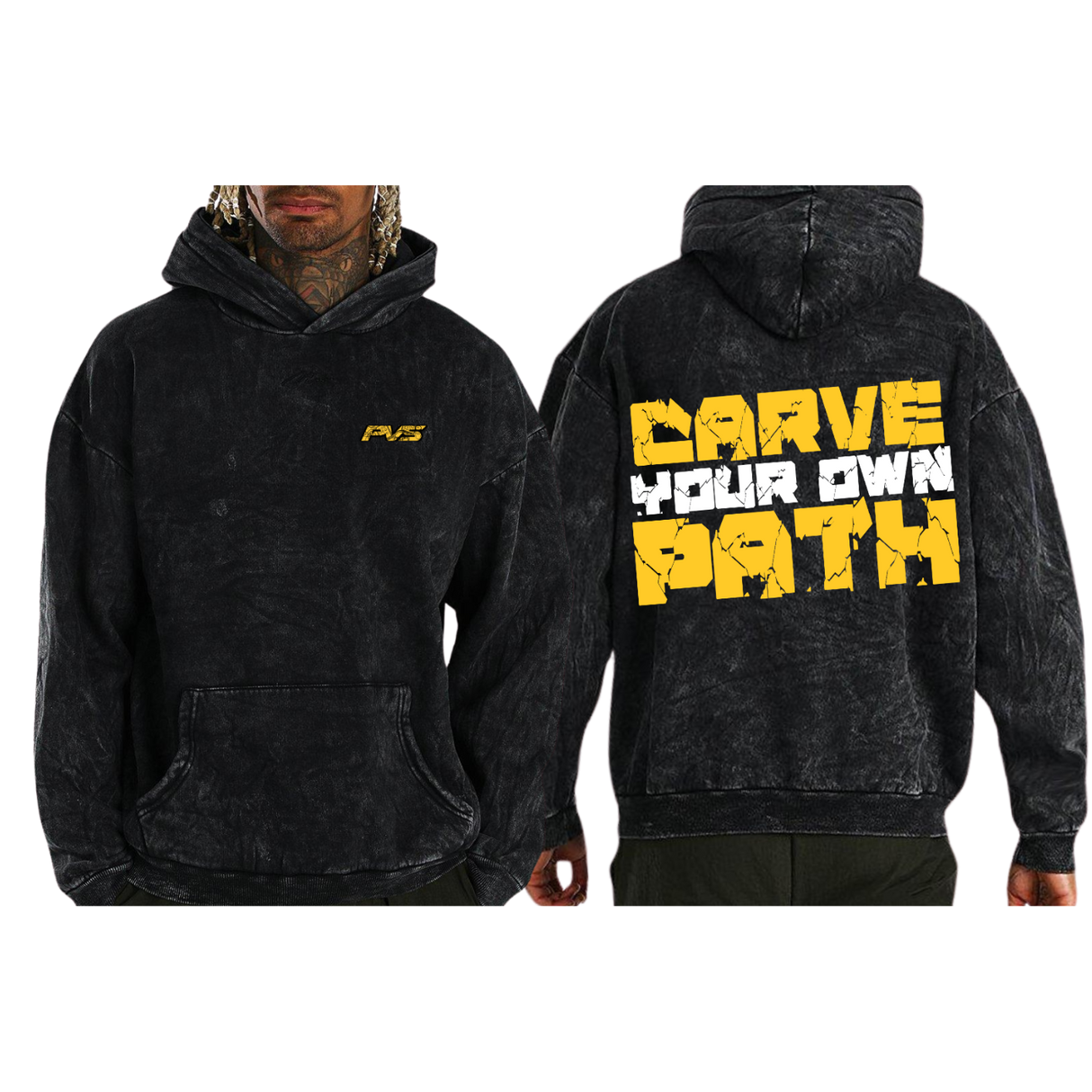 PVS Carve Your Own Path Black Hoodie | PVS Automotive
