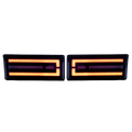 Smoked LED Rear Bar Lights Plug n Play for Toyota LandCruiser 76 & 78 Series