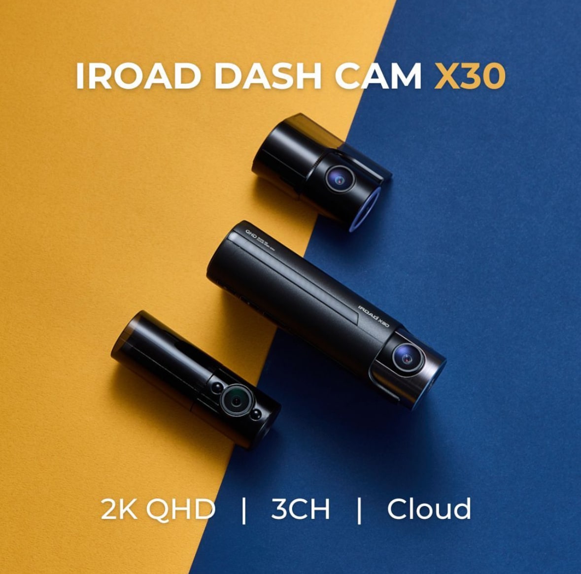 IROAD X30 2CH QHD/FHD Dash Cam