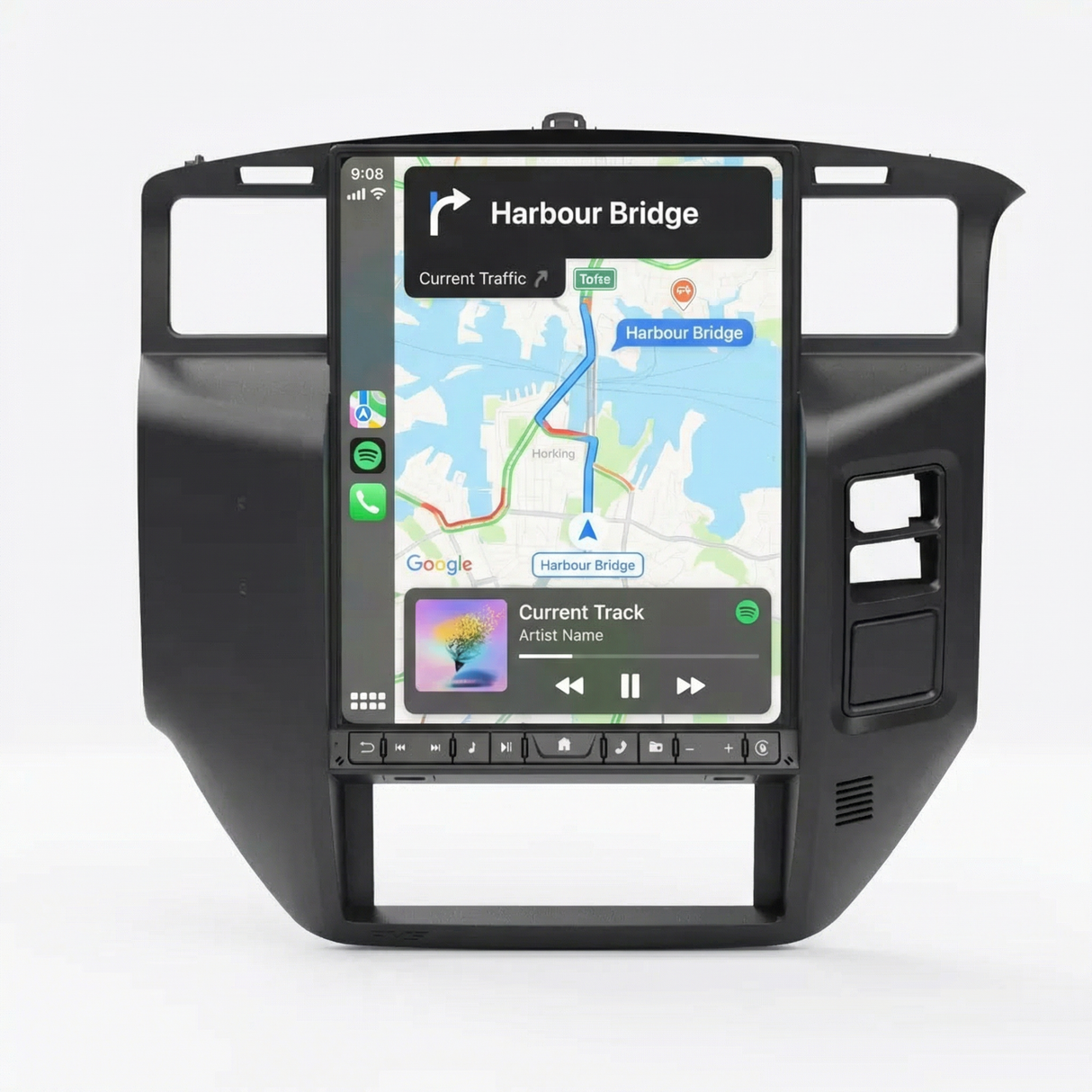 12.1" Pro Snapdragon Multimedia Headunit to suit Nissan Y61 GU Patrol 2004 - 2016