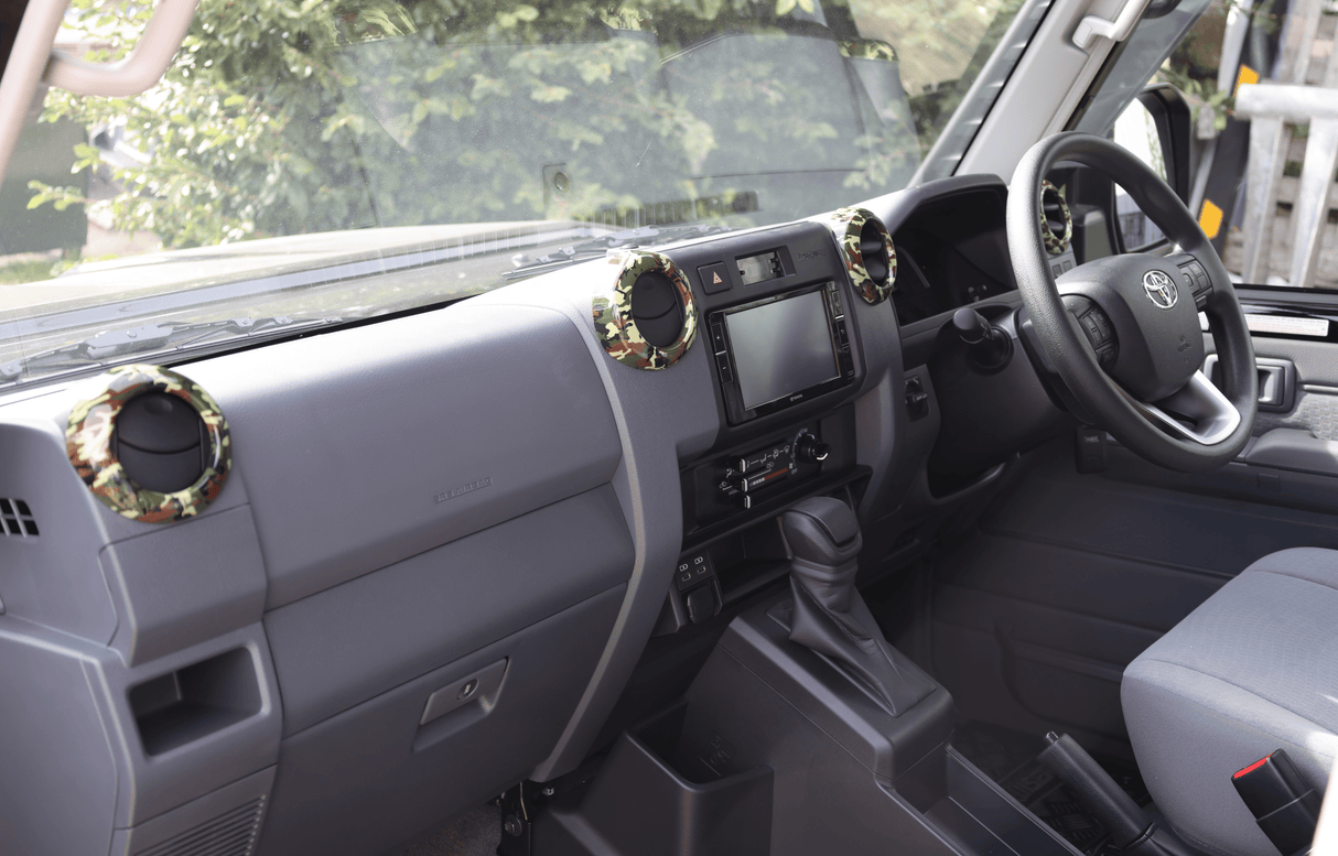 Front Air Vent Rings Covers to suit Toyota LandCruiser 70 Series (4 pcs)