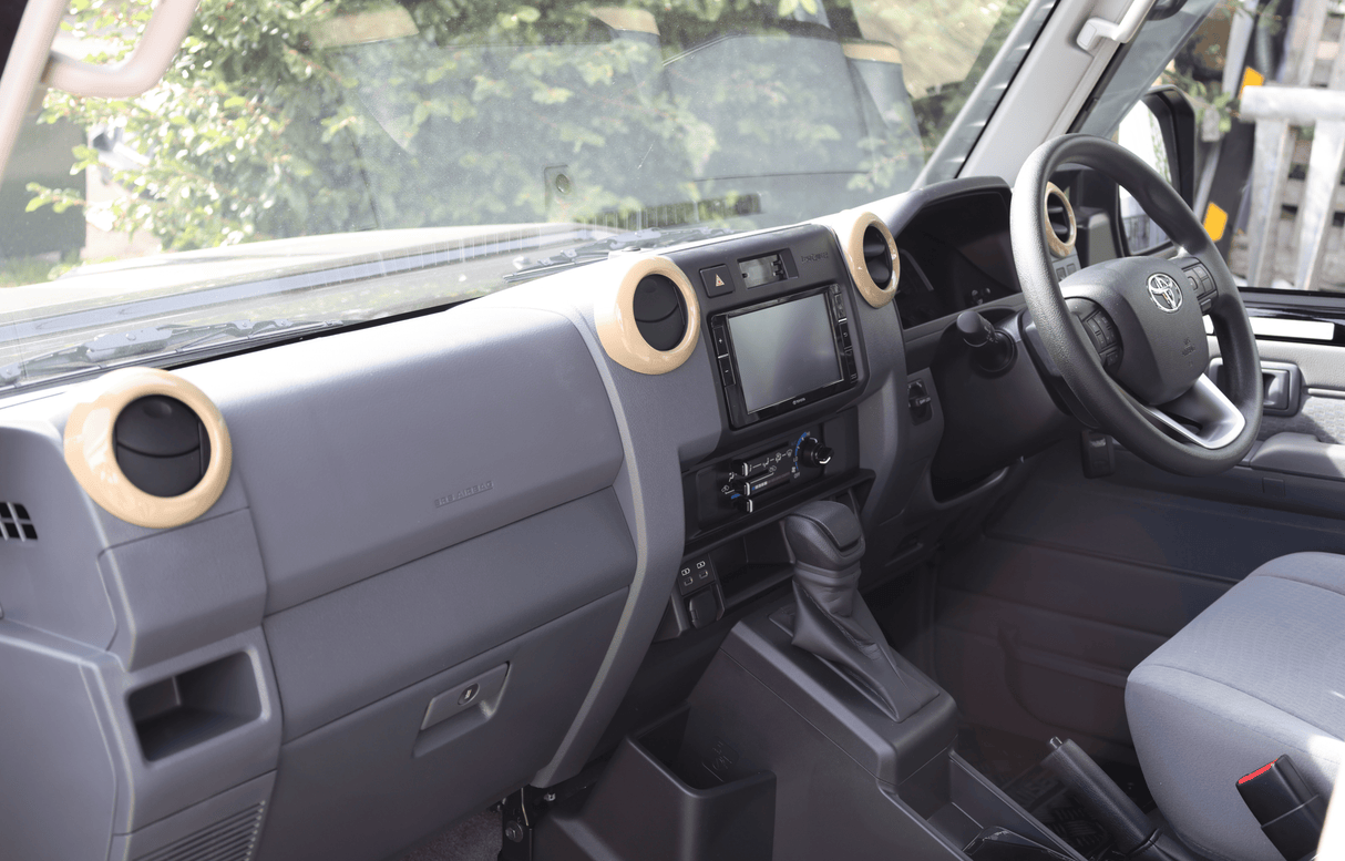 Front Air Vent Rings Covers to suit Toyota LandCruiser 70 Series (4 pcs)