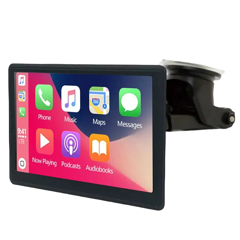 Wireless Apple CarPlay and Android Auto Car Stereo, 7'' IPS Touchscreen Multimedia Player & Bluetooth 5.0 Audio Hands Free Calling, Mirror Link/GPS/Siri/Google/Waze/GPS