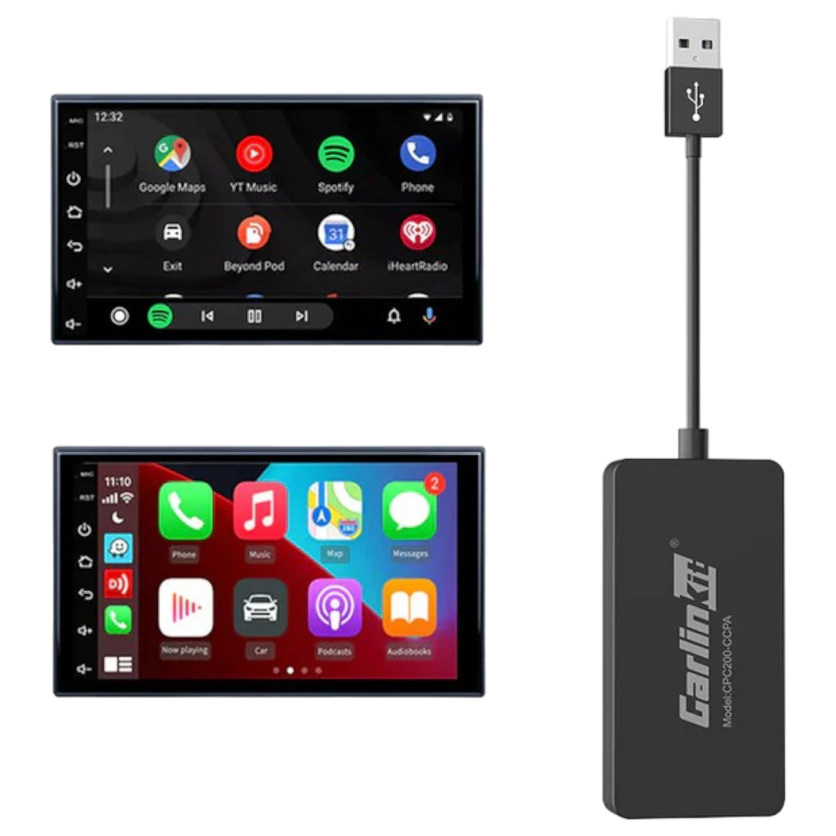 Autokit (CCPA) Wireless CarPlay & Android Auto Dongle for Android Head Units
