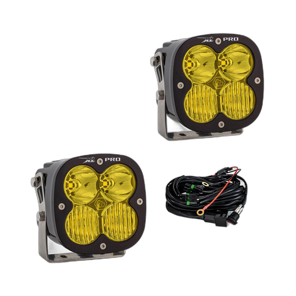 XL Pro LED Auxiliary Light Pod Pair - Amber - Drive/Combo