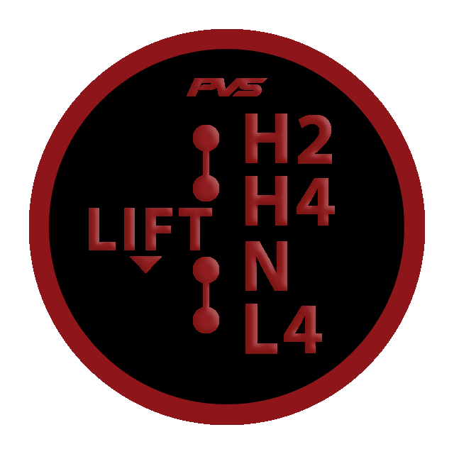 4WD Transfer Selector Sticker