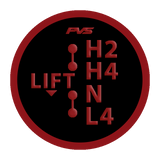 4WD Transfer Selector Sticker product view | PVS Automotive