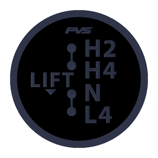 4WD Transfer Selector Sticker