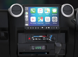 Switch Panel with Wireless Phone Charger installed in 70 Series LandCruiser | PVS Automotive