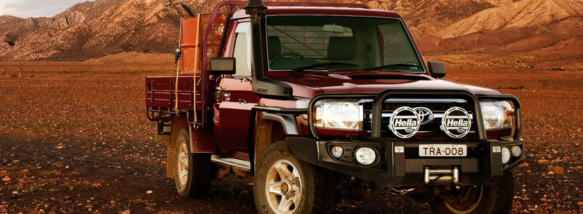 LandCruiser 70 Series Gets Airbag-Compatible Toyota Genuine Bull Bars