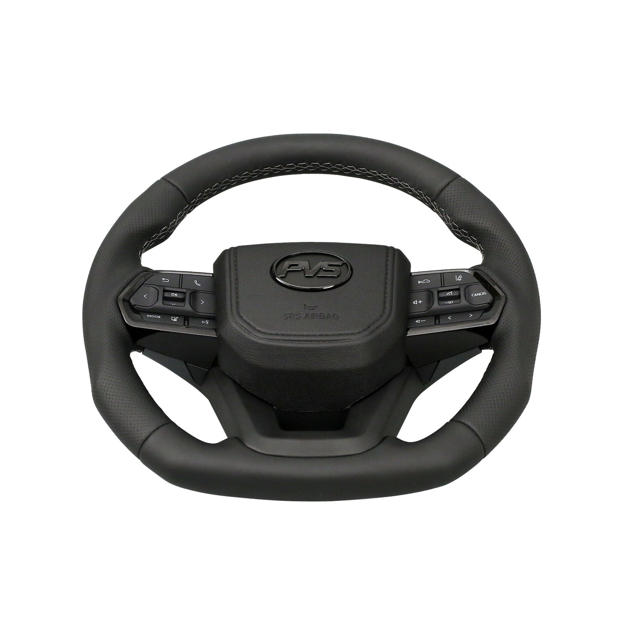 Sports Black Leather Steering Wheel Upgrade Kit for Toyota