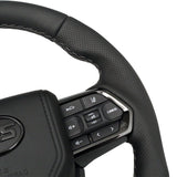 Sports Black Leather Steering Wheel Upgrade Kit for Toyota