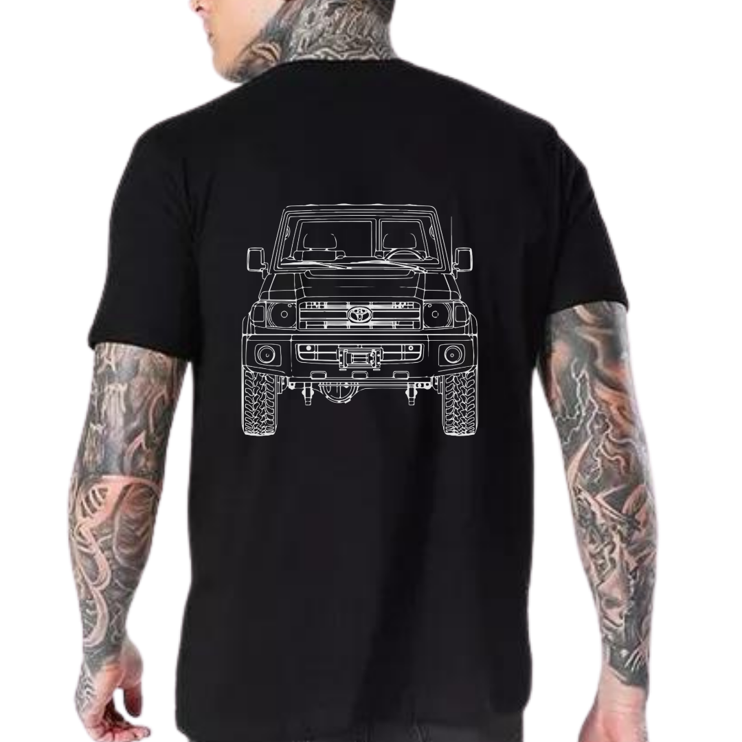 PVS Sketch 4x4 Black T-Shirt