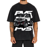 PVS 2024 Gradation 4x4 Front Washed Black T-Shirt | PVS Automotive