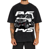 PVS 2024 Gradation 4x4 Front Washed Black T-Shirt | PVS Automotive