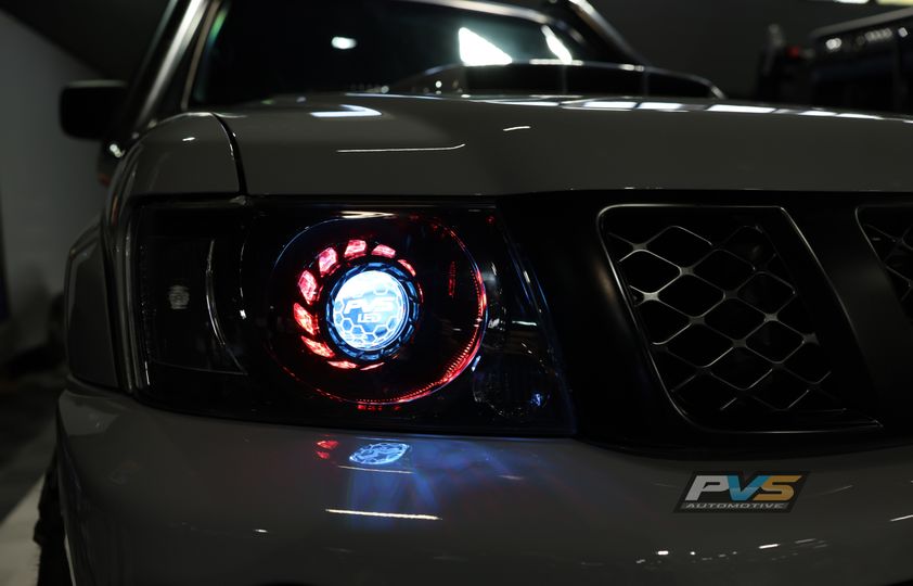 RTR Black Headlights to Suit Y61 GU Patrol Series 4