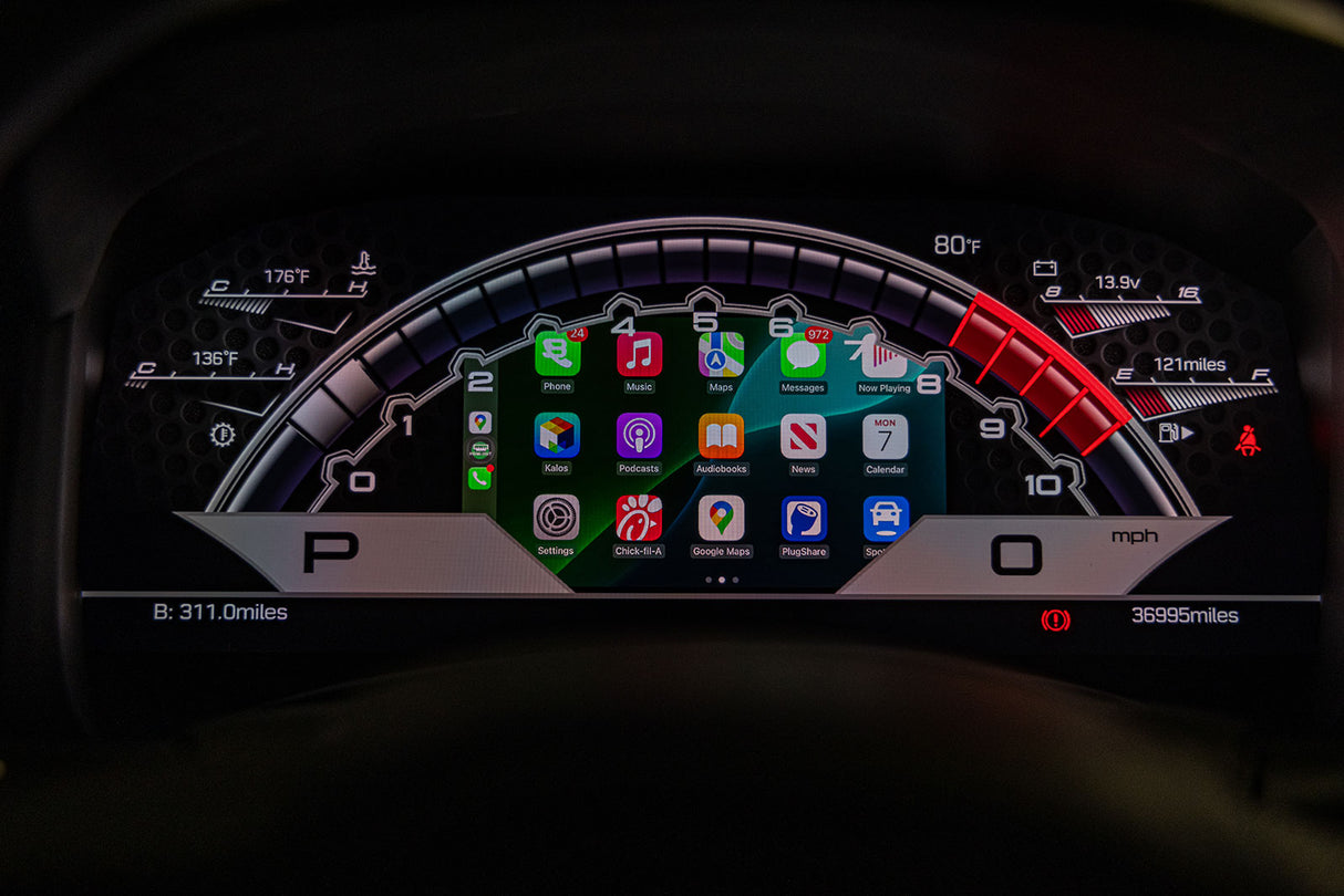 SBD HD Digital Dash rear view | PVS Automotive