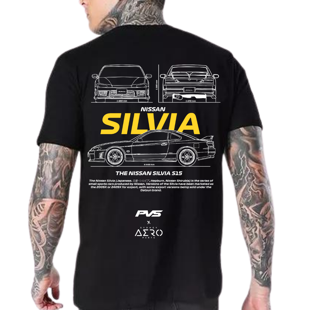 PVS x AERO Silvia Generation Black T-Shirt