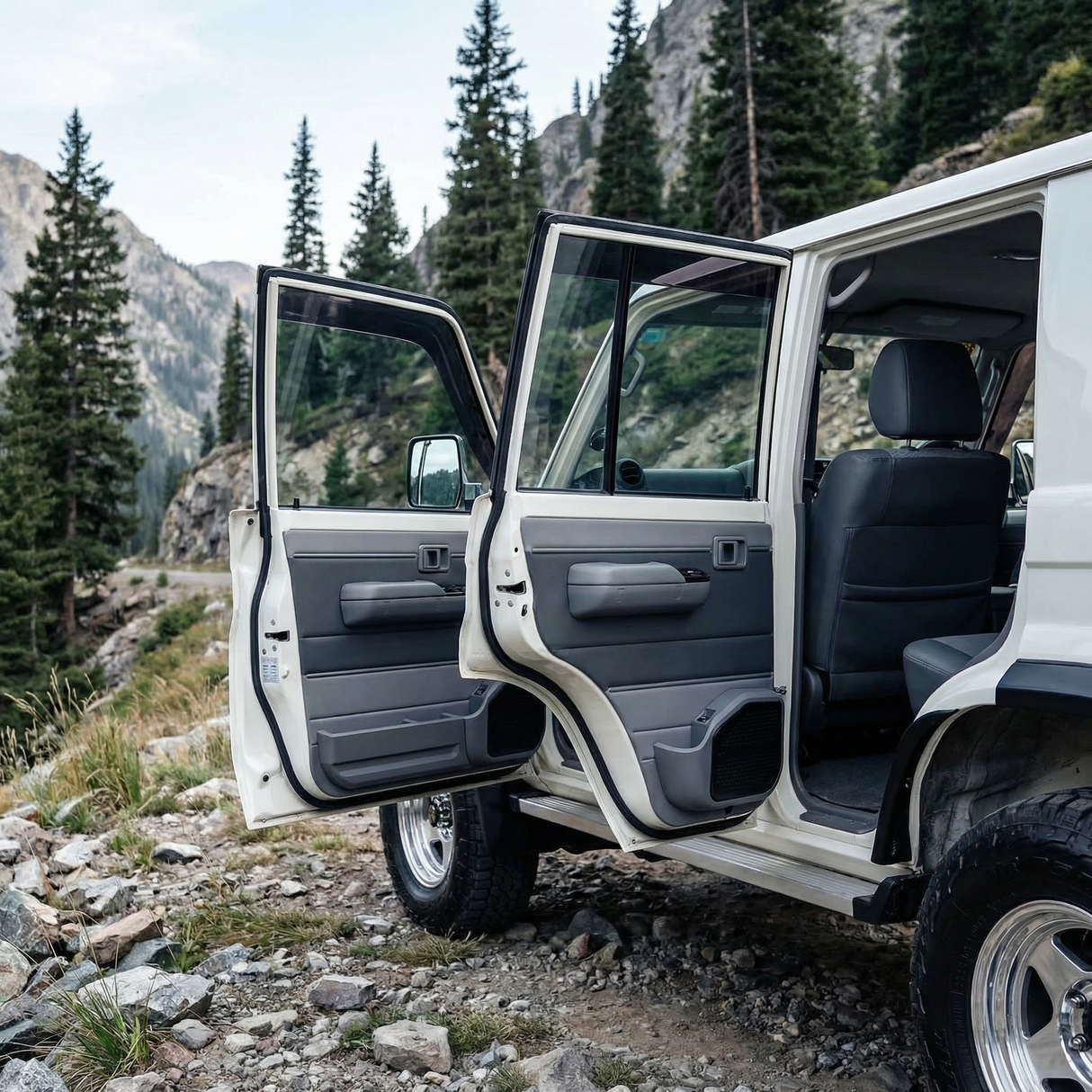 Front + Rear Speaker Door Pods with Pocket