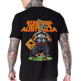 Steering Wheels Australia Black T-Shirt