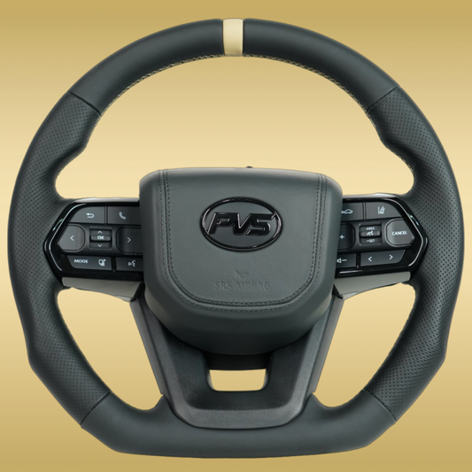 Sandy Taupe Limited Edition V5 Leather Steering Wheel Upgrade Kit for Toyota **PRE-ORDER FOR DECEMBER**