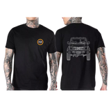 PVS Sketch 4x4 Black T-Shirt