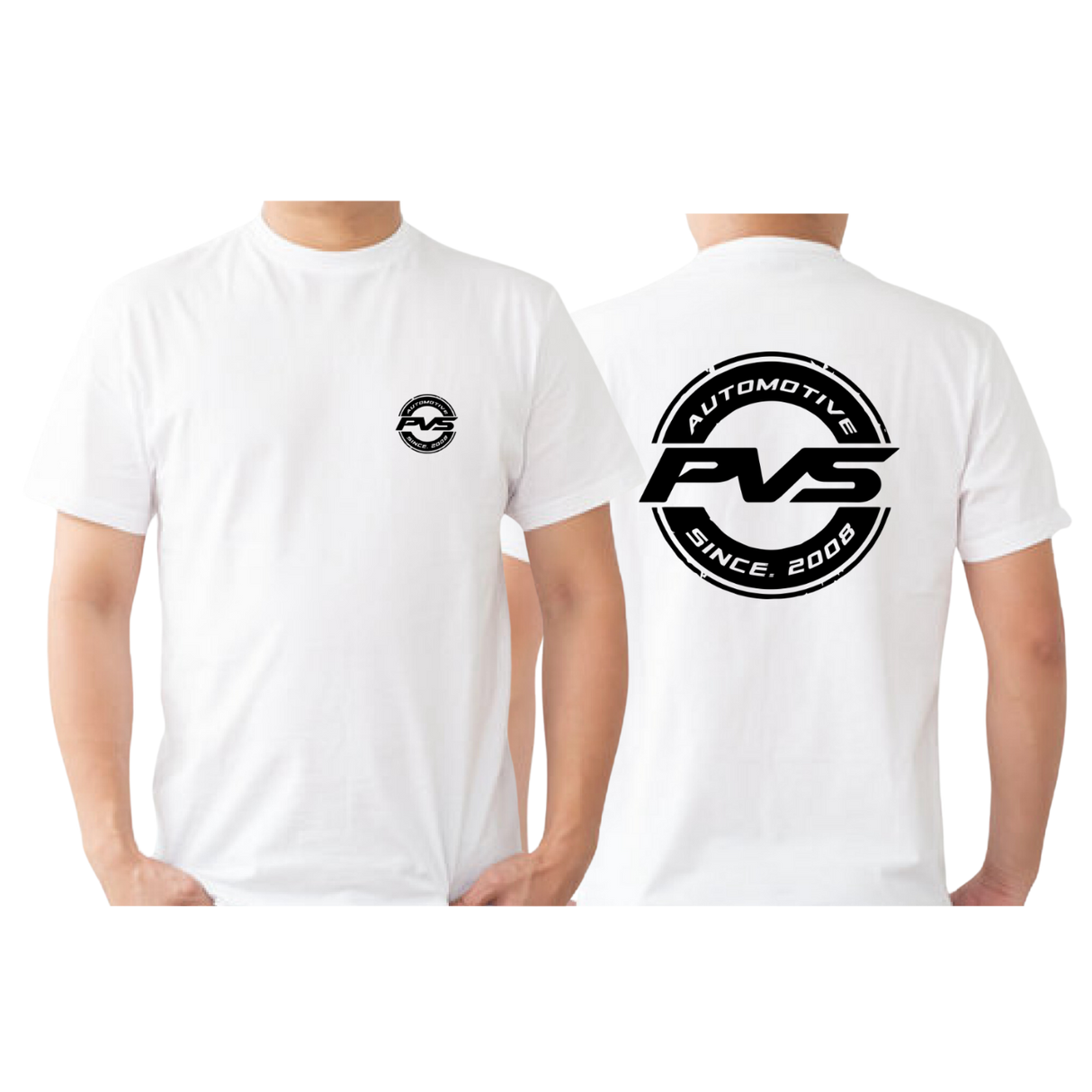 PVS Round Logo White T-Shirt