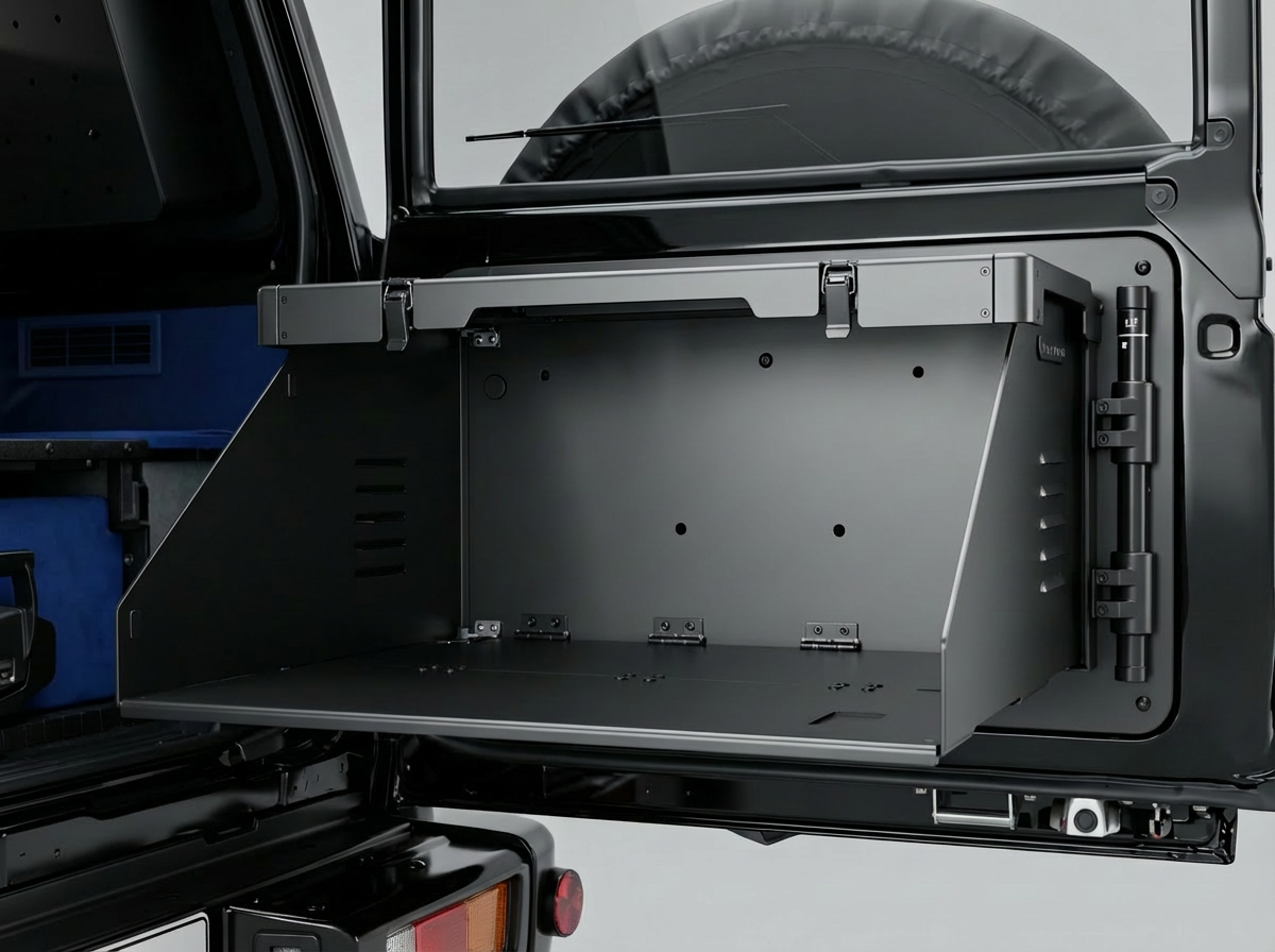 URNIETA Tailgate Drop Down Platform Table| 76 Series LandCruiser Wagon