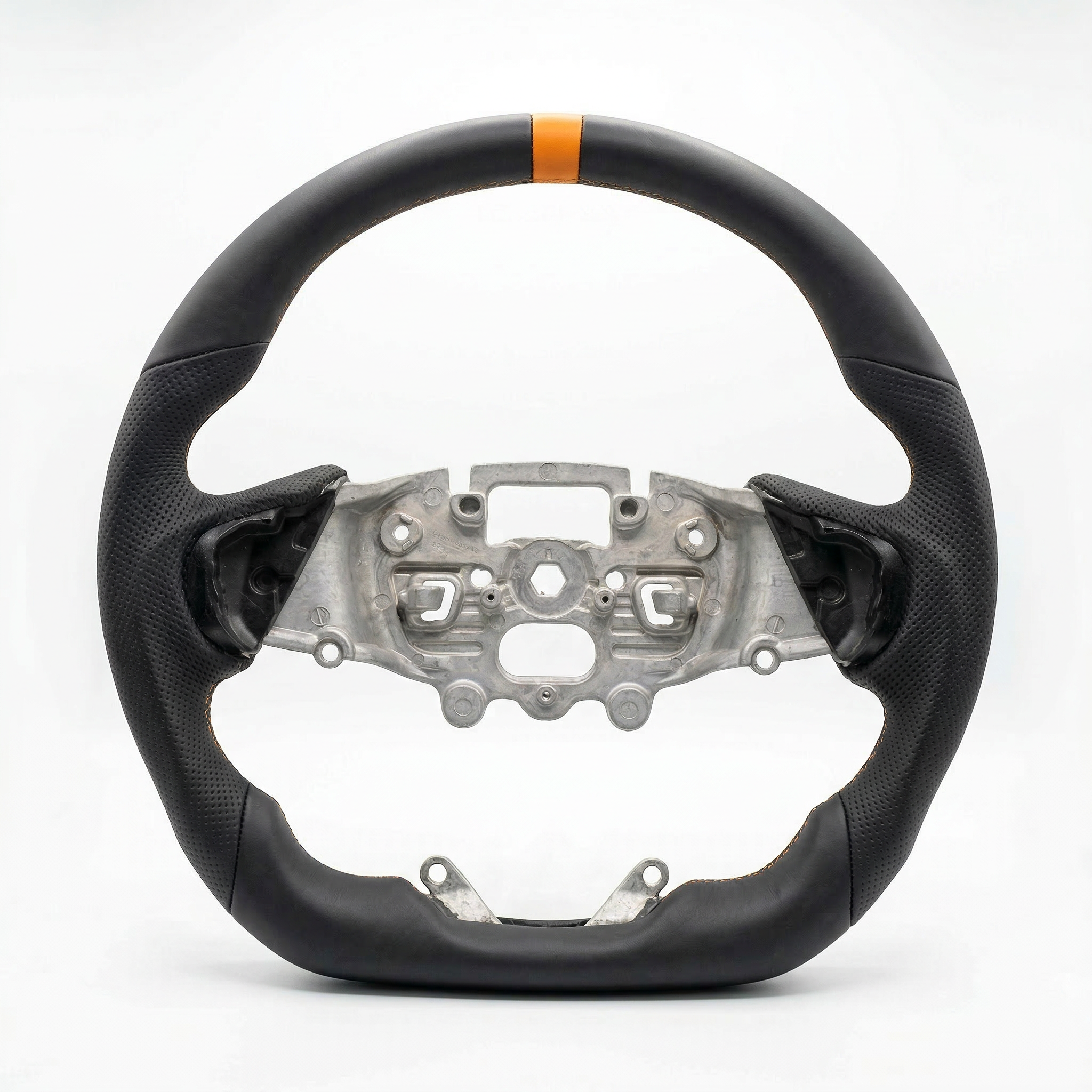 Sports Black Leather With Perforated Sides (Heated) Raptor Style Steering Wheel to suit Ford Ranger PX4 image 5 | PVS Automotive