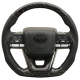 Forged Carbon Leather Steering Wheel Upgrade Kit for Toyota