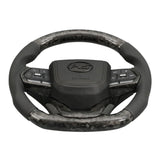 Forged Carbon Leather Steering Wheel Upgrade Kit for Toyota