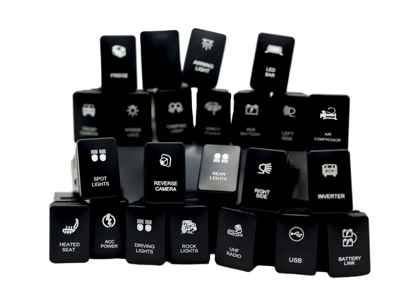 Cooling Fans LED push switch for Toyota LandCruiser