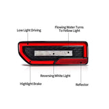 Red LED Tail Lights to Suit Suzuki Jimny JB64W/JB74W 2018-2024