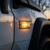 BA15S Amber Indicator LED Bulbs (PAIR)