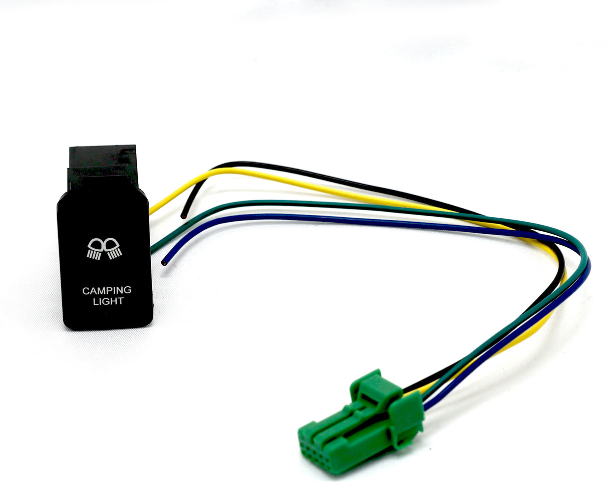 Vertical White LED Push Switch to suit 200 Series Landcruiser