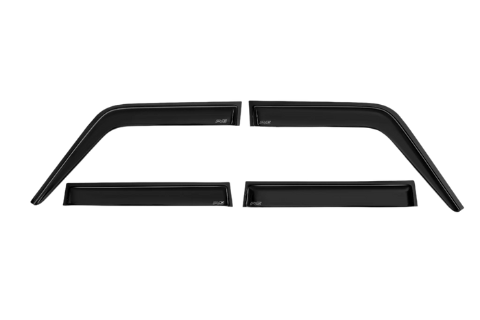 Slim Line Weather Shields installed in 70 Series LandCruiser | PVS Automotive