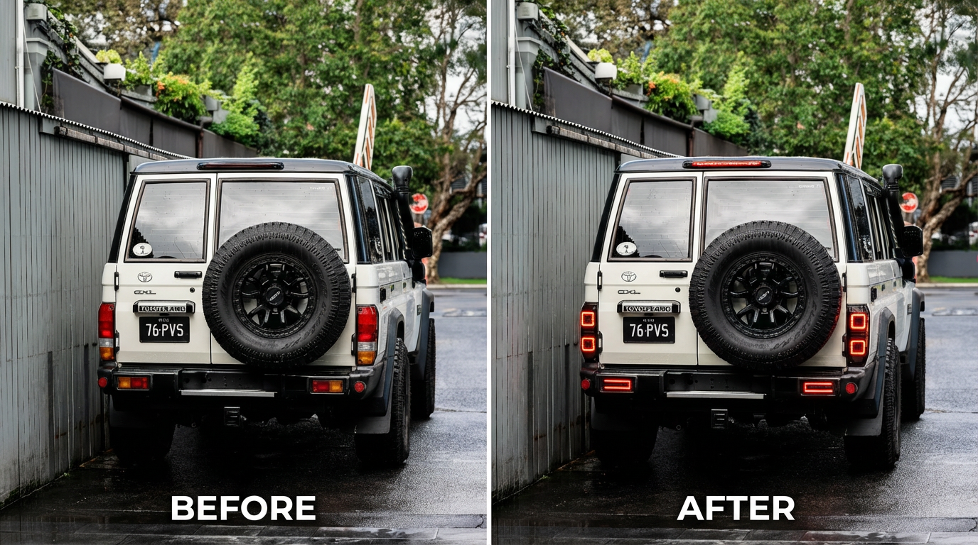 Before After