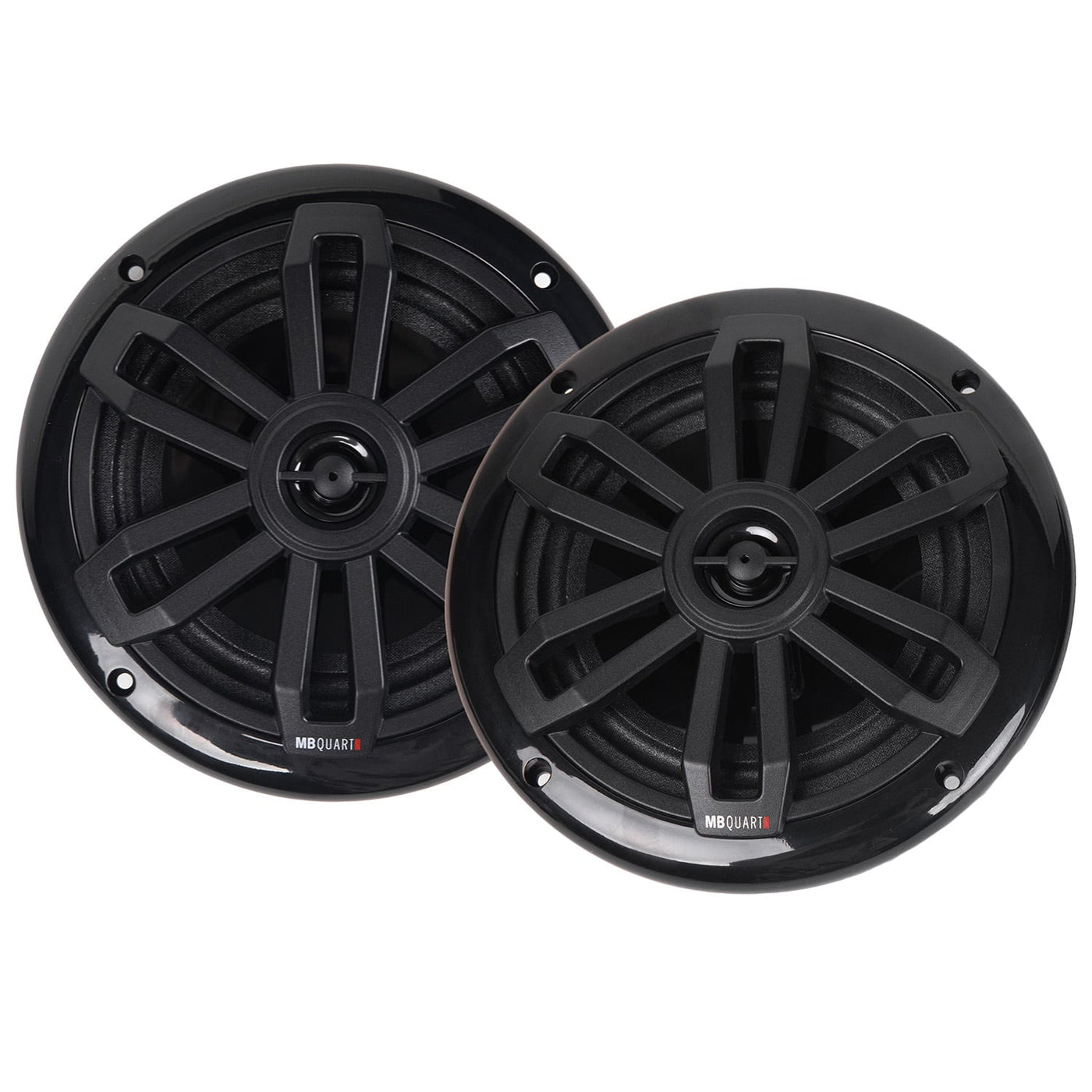 MBQuart 6.5" 2-Way Coaxial Slim Fit Nautic Formula Speaker (Black)