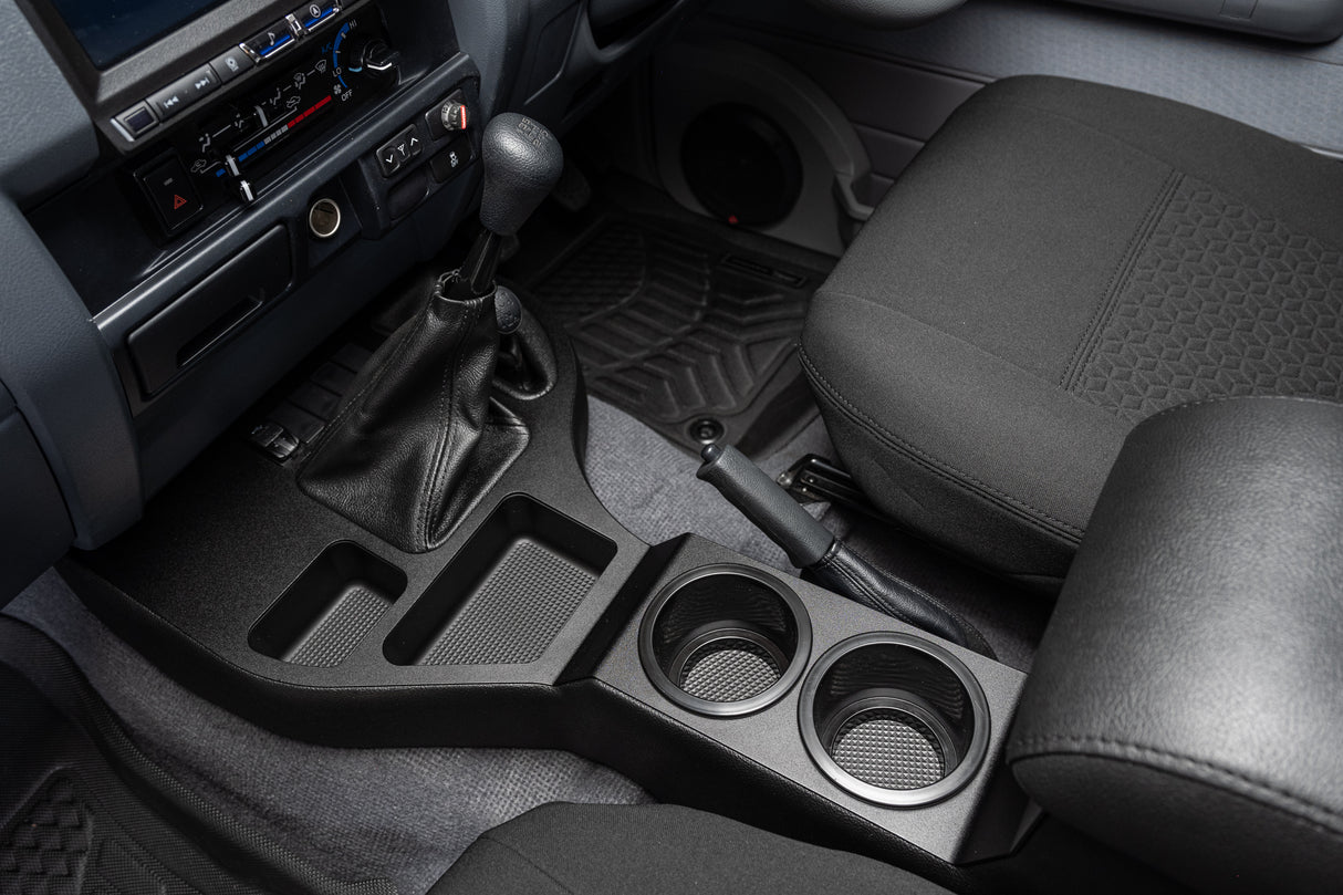 Full Length Centre Console to suit 76 Wagon & 79 Dual Cab DPF & NON DPF Models - Cruiser Console