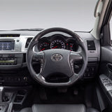 Classic Carbon with Perforated Leather Sides Steering Wheel for Hilux N70 | PVS Automotive